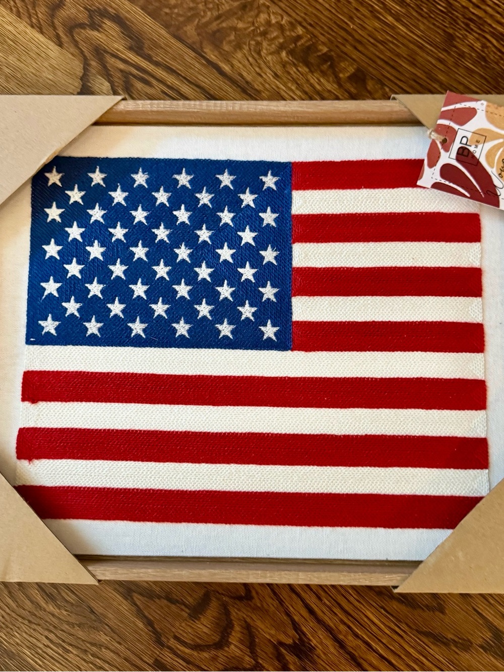 Patriotic American Flag Wall Art - Red, White & Blue